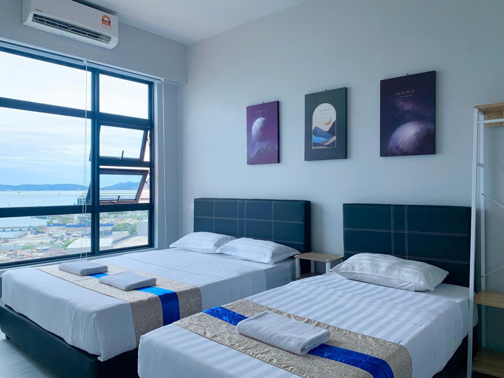 Sunset Seaview Vacation Condos @ Jesselton Quay Kota Kinabalu Zimmer foto