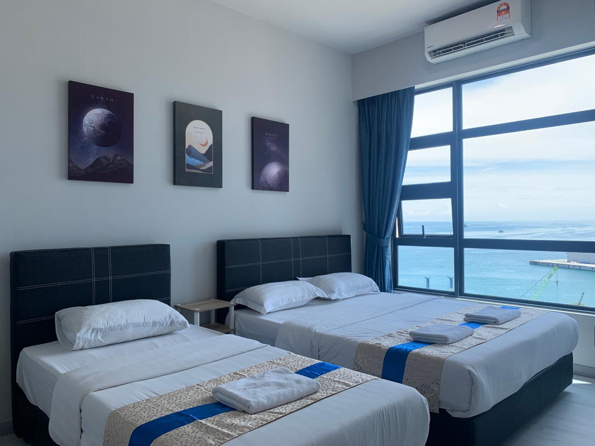 Sunset Seaview Vacation Condos @ Jesselton Quay Kota Kinabalu Zimmer foto
