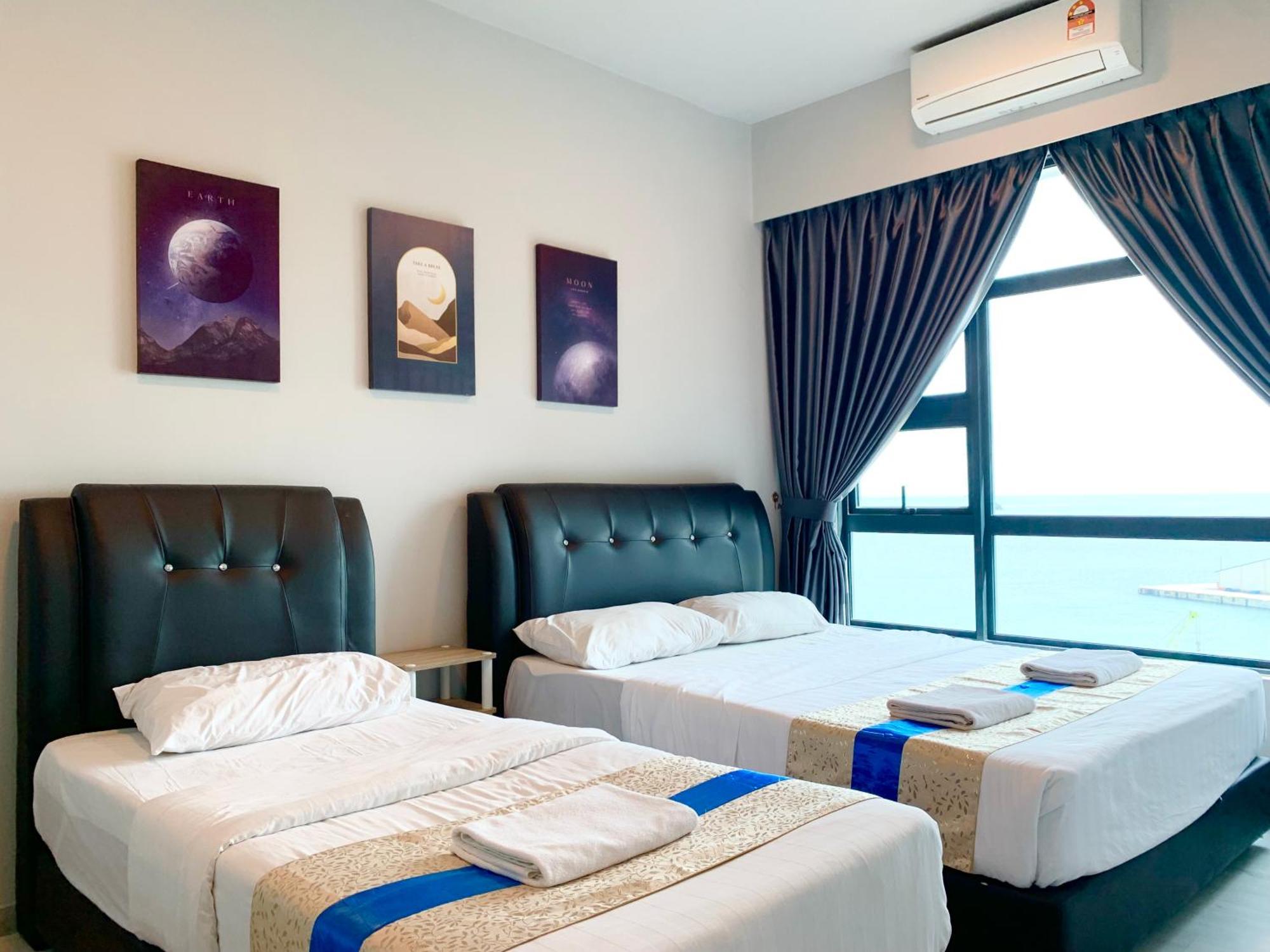 Sunset Seaview Vacation Condos @ Jesselton Quay Kota Kinabalu Zimmer foto